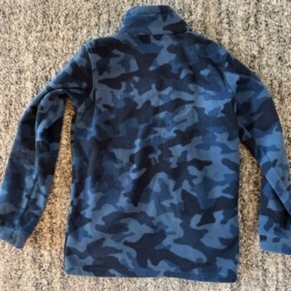 Columbia Blue Camo Boys Fleece Jacket - Picture 3 of 7